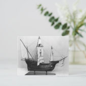 Caravel of Christoffel Columbus Briefkaart (Staand voorkant)