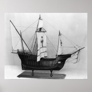 Caravel of Christoffel Columbus Poster