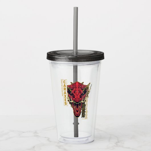 Caraxes Hoofd Jaar van de Draak | 恭喜發財 Acryl Drinkbeker (Voorkant)