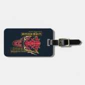 Caraxes Hoofd Jaar van de Draak | 恭喜發財 Bagagelabel (Voorkant horizontaal)