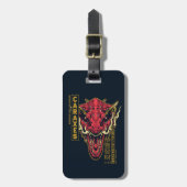 Caraxes Hoofd Jaar van de Draak | 恭喜發財 Bagagelabel (Voorkant verticaal)