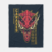 Caraxes Hoofd Jaar van de Draak | 恭喜發財 Fleece Deken (Voorkant)