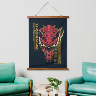 Caraxes Hoofd Jaar van de Draak 恭喜發財 Hangend Wandkleed