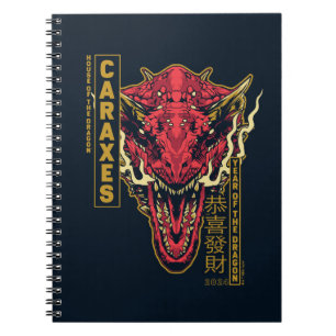Caraxes Hoofd Jaar van de Draak 恭喜發財 Notitieboek