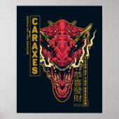 Caraxes Hoofd Jaar van de Draak | 恭喜發財 Poster (Voorkant)