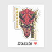 Caraxes Hoofd Jaar van de Draak | 恭喜發財 Sticker (Vel)