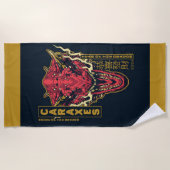 Caraxes Hoofd Jaar van de Draak | 恭喜發財 Strandlaken (Voorkant)