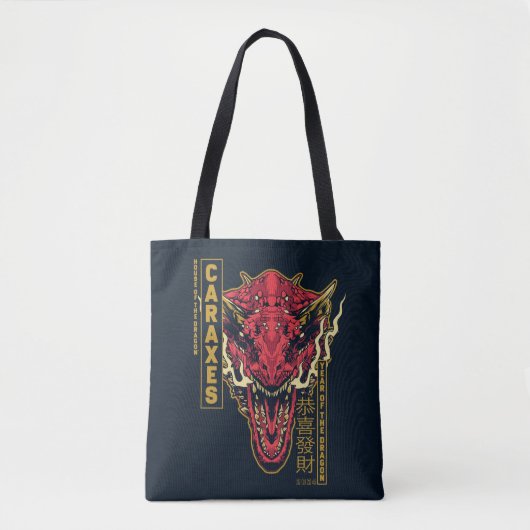 Caraxes Hoofd Jaar van de Draak | 恭喜發財 Tote Bag (Voorkant)