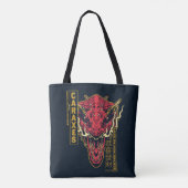Caraxes Hoofd Jaar van de Draak | 恭喜發財 Tote Bag (Achterkant)
