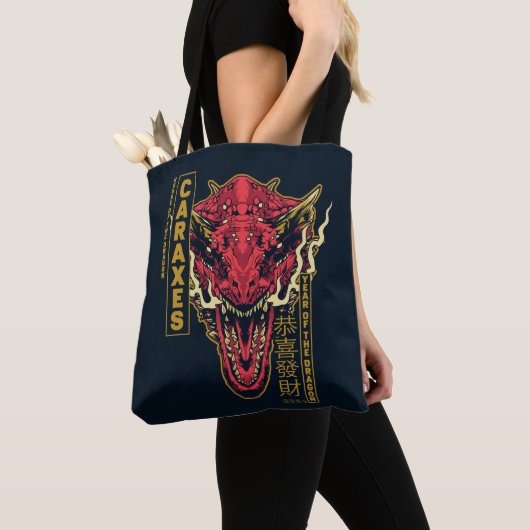 Caraxes Hoofd Jaar van de Draak | 恭喜發財 Tote Bag (Dichtbij)