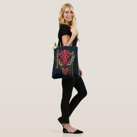 Caraxes Hoofd Jaar van de Draak | 恭喜發財 Tote Bag (Op model)