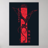 Caraxes in Flight Banner Chinees Nieuwjaar | 萬事如意 Poster (Voorkant)