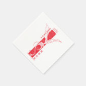 Caraxes in Flight Banner Chinees Nieuwjaar | 萬事如意 Servet (Hoek)