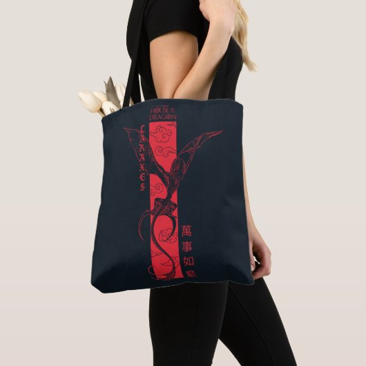 Caraxes in Flight Banner Chinees Nieuwjaar | 萬事如意 Tote Bag (Dichtbij)