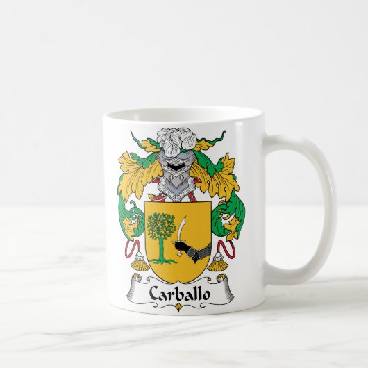 Carballo Family Crest Koffiemok (Rechts)