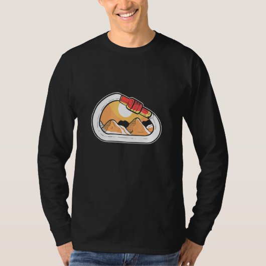 Carbiner Mountan kater T-shirt (Voorkant)