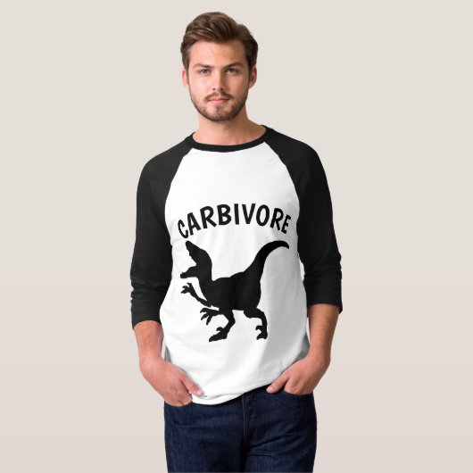 CARBIVORE CARB LOVER Dinosaurus T-shirts (Voorkant volledig)