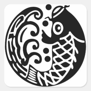 Carbogolf Vierkante Sticker