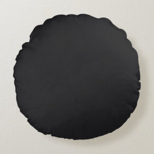 Carbon Black Rond Kussen