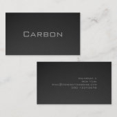 Carbon Business Card Visitekaartje (Voorkant / Achterkant)