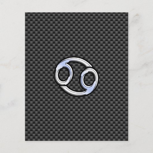 Carbon Carbon Carbon Print Zodiac Symbool Carbon Flyer (Voorkant)
