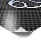 Carbon Carbon Carbon Print Zodiac Symbool Carbon Foto Afdruk (Hoek)