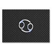 Carbon Carbon Carbon Print Zodiac Symbool Carbon Kaart (Voorkant)