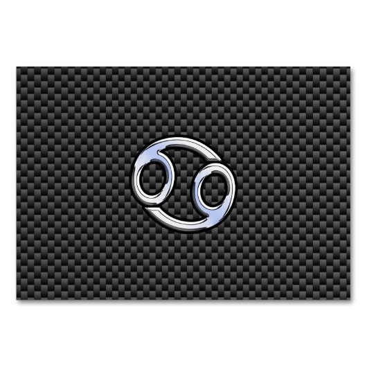 Carbon Carbon Carbon Print Zodiac Symbool Carbon Kaart (Voorkant)