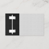 Carbon Fiber Barbell Gewicht Visitekaartje