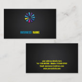 Carbon Fiber Effect Logo Visitekaartje (Voorkant / Achterkant)