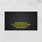 Carbon Fiber Effect Logo Visitekaartje (Achterkant)