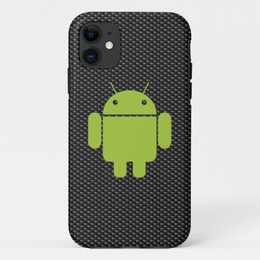 Carbon Fiber iPhone 5 Hoesje (Android op iPhone) (Achterkant)