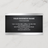 Carbon Fiber Logistiek Transportation Cargo Truck Visitekaartje (Achterkant)