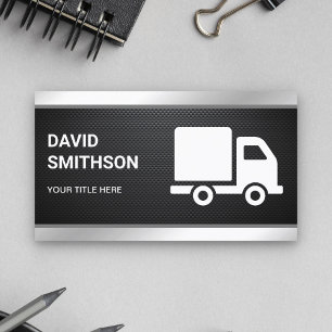 Carbon Fiber Logistiek Transportation Cargo Truck Visitekaartje