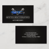Carbon Fiber Pattern | Auto-Logo zuilen Visitekaartje (Voorkant / Achterkant)