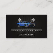 Carbon Fiber Pattern | Auto-Logo zuilen Visitekaartje (Voorkant)