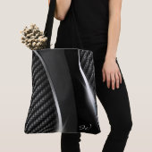 Carbon Fibre 3 All-Over-Print Canvas tas (Dichtbij)
