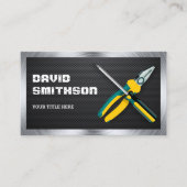 Carbon Fibre Handyman Repair Tools Electron Visitekaartje (Voorkant)