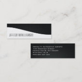 Carbon Fibre Professional Slim-Visitekaartjes Mini Visitekaartje (Voorkant / Achterkant)