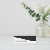 Carbon Fibre Professional Slim-Visitekaartjes Mini Visitekaartje (Staand voorkant)