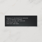 Carbon Fibre Professional Slim-Visitekaartjes Mini Visitekaartje (Achterkant)