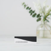 Carbon Fibre Professional Slim-Visitekaartjes Mini Visitekaartje (Staand voorkant)