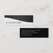 Carbon Fibre Professional Slim-Visitekaartjes Mini Visitekaartje (Voorkant / Achterkant)