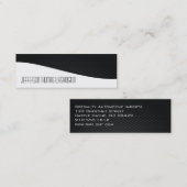 Carbon Fibre Professional Slim-Visitekaartjes Mini Visitekaartje (Voorkant / Achterkant)