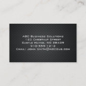 Carbon Fibre Professional-Visitekaartjes Visitekaartje (Achterkant)