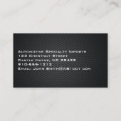 Carbon Fibre Professional-Visitekaartjes Visitekaartje (Achterkant)