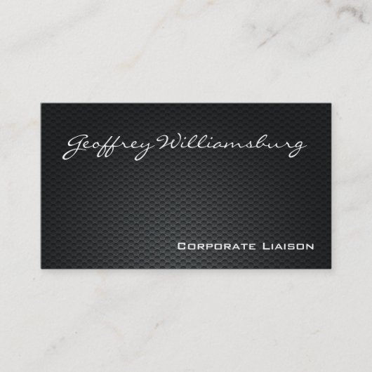 Carbon Fibre Professional-Visitekaartjes Visitekaartje (Voorkant)