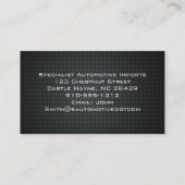 Carbon Fibre Professional-Visitekaartjes Visitekaartje (Achterkant)