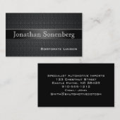 Carbon Fibre Professional-Visitekaartjes Visitekaartje (Voorkant / Achterkant)