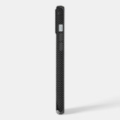 Carbon Fibre Style Racing Flag Wave Print iPhone Hoesje (Linkerkant)